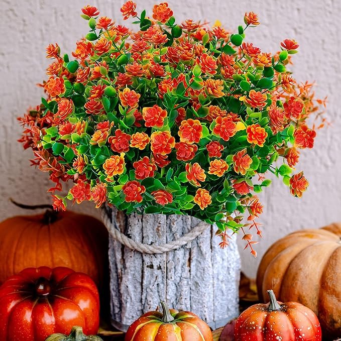 artificial flowers outdoor plastic plants