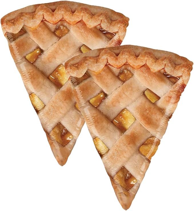 set of 2 realistic apple pie slice 34 foil party balloons