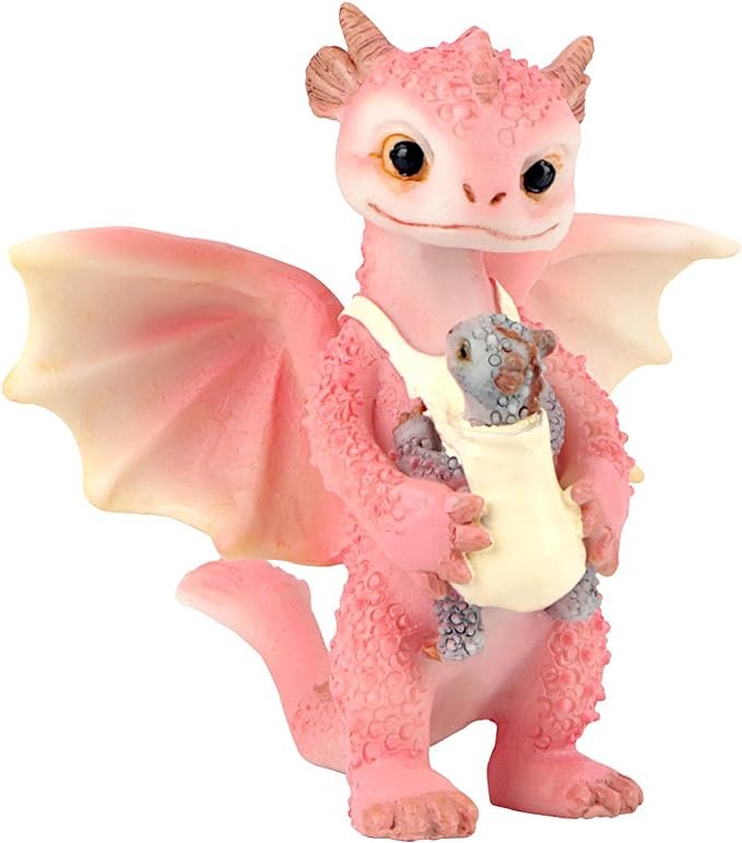 fimofidre dragon statue fairy garden