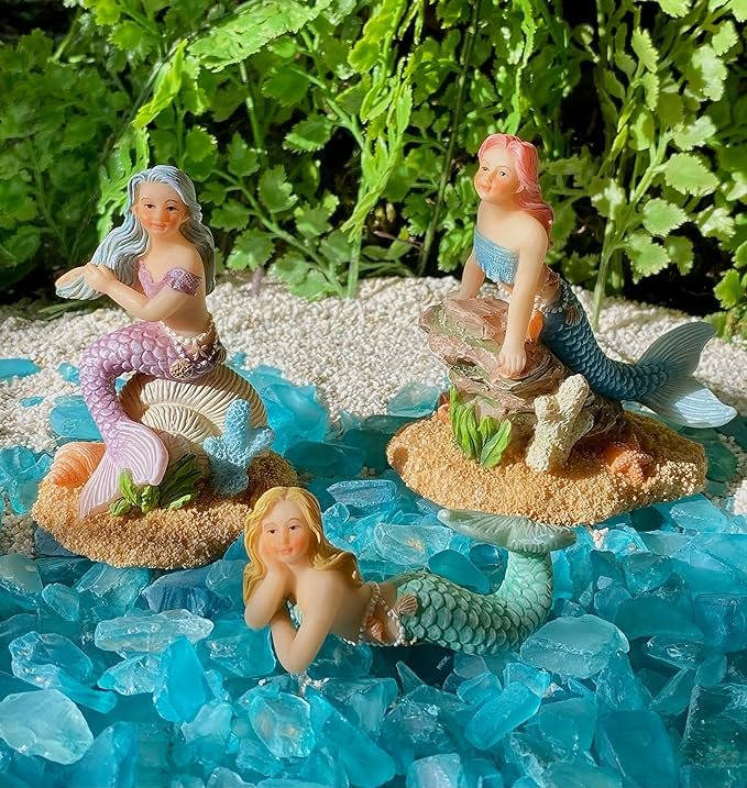 mermaid miniature figurines