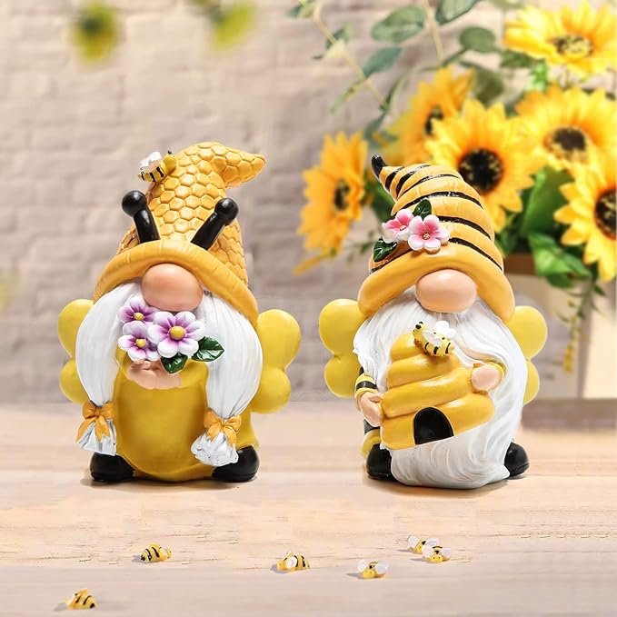 hodao spring garden gnomes decorations