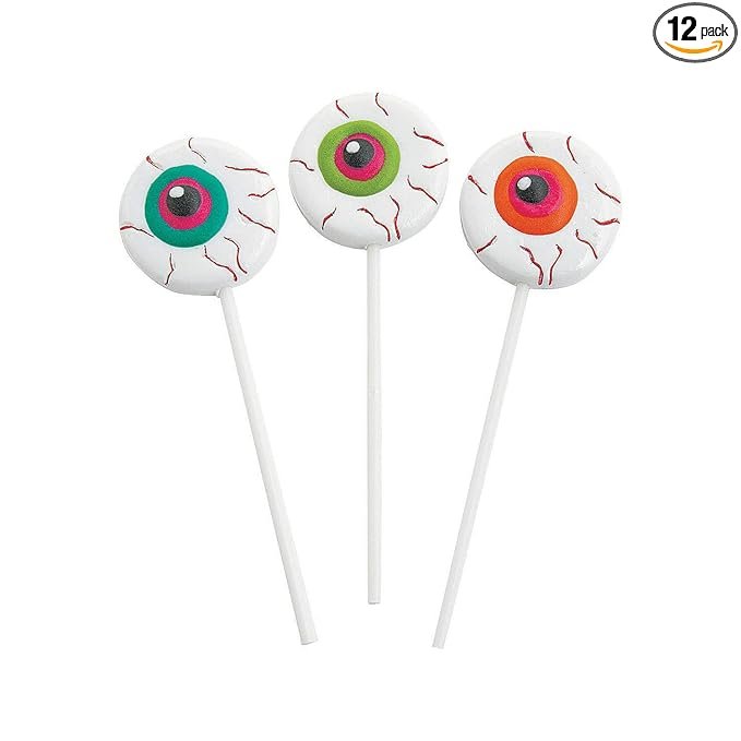 eyeball suckers for halloween