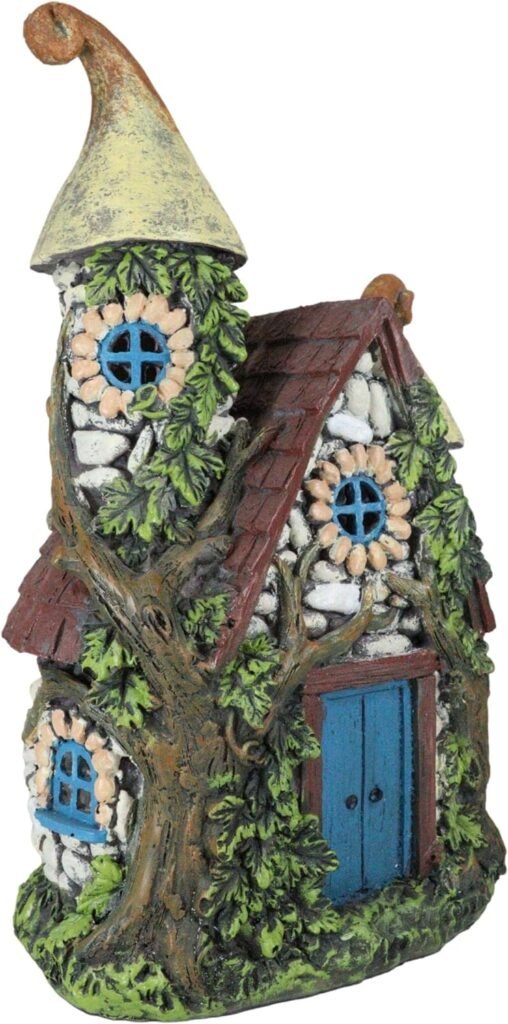 ebros gift led light up enchanted fairy garden