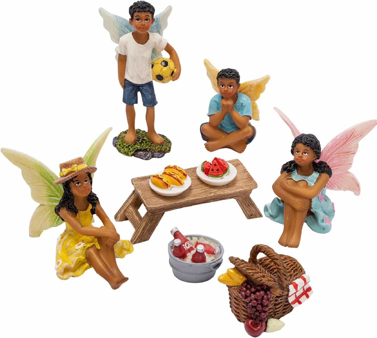 fairy garden kit fairy garden accessories & fairy figures for fairy garden boy & girl garden fairies garden fairy figurines for miniature fairy garden