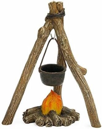 miniature fairy garden campfire cookout mg273