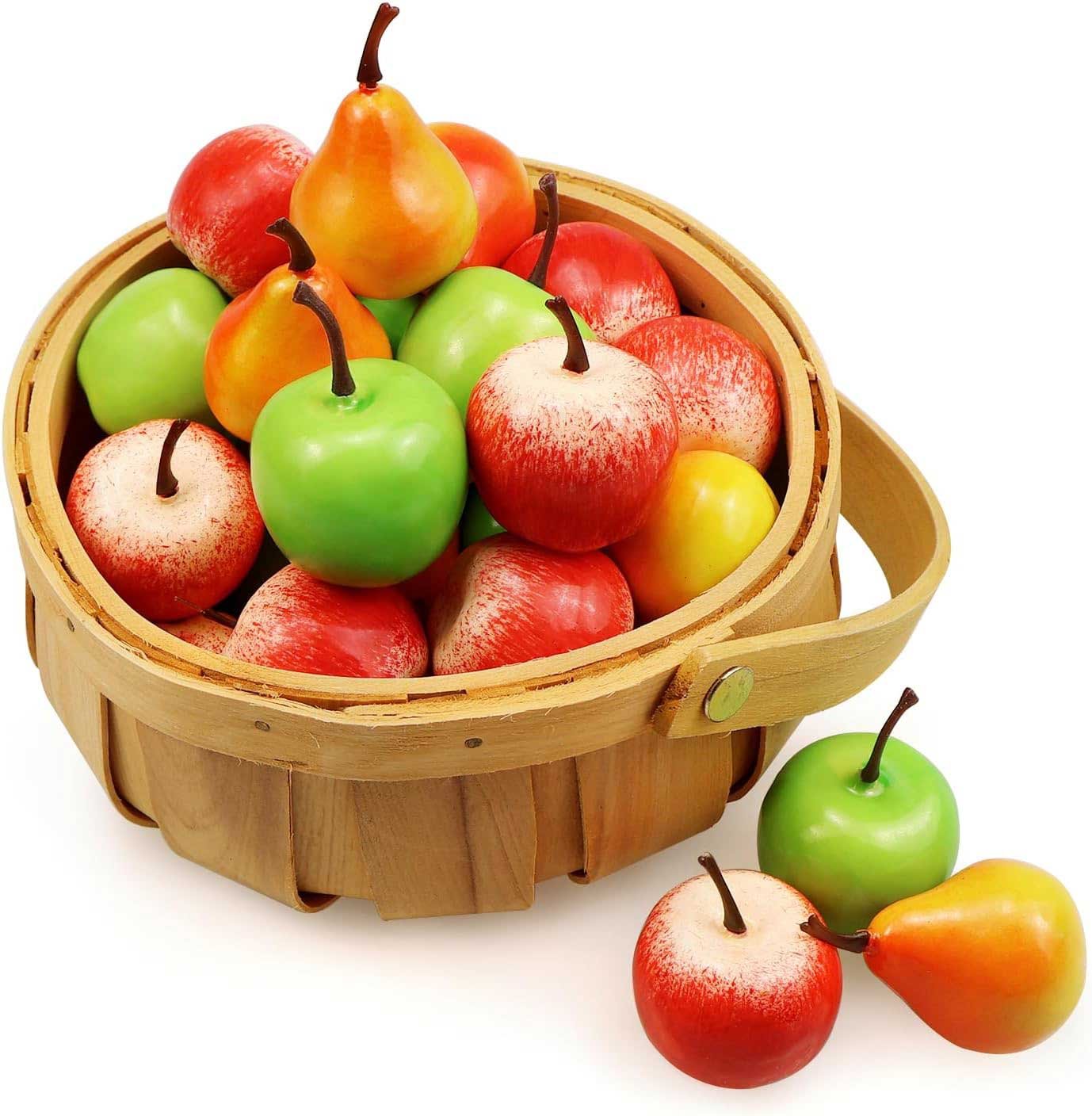 40 pcs mini artificial fruits mini apples mini fake apples 1.3