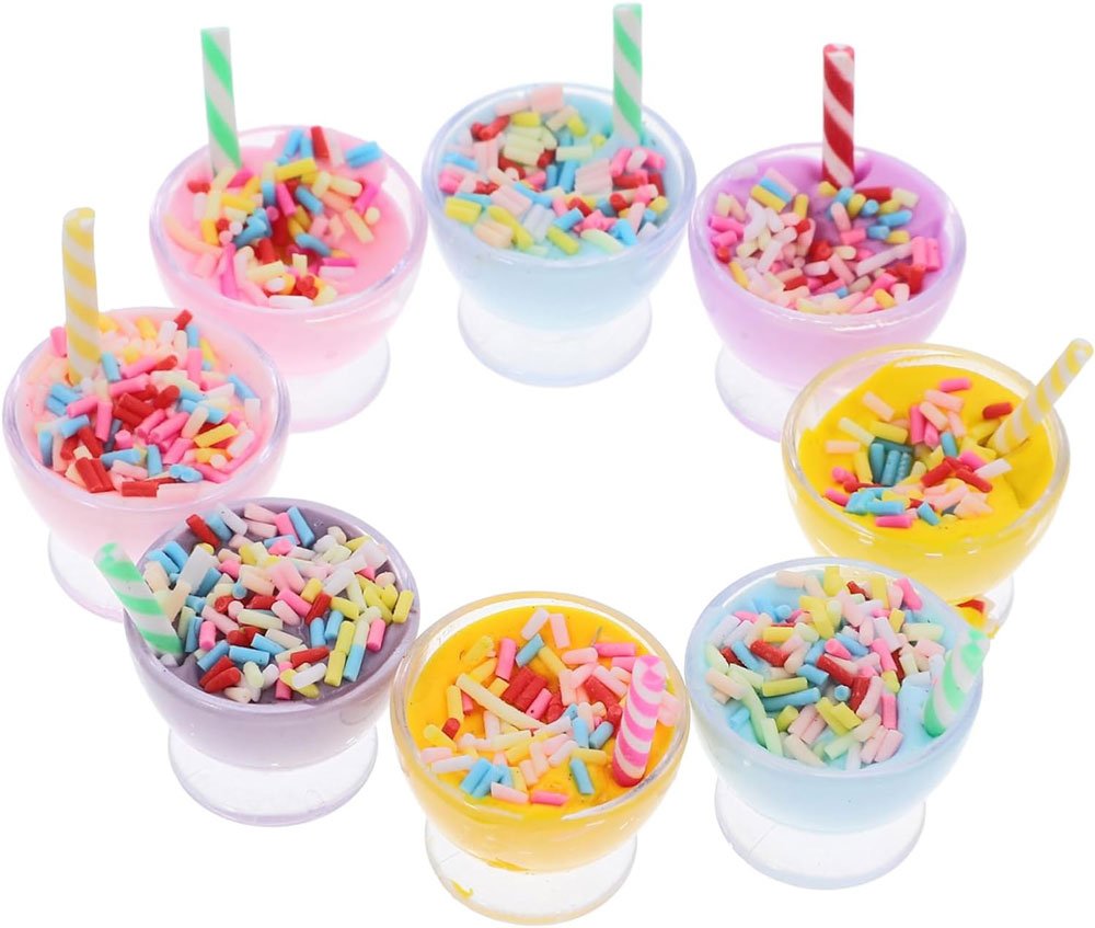fun and colorful ice cream sundaes