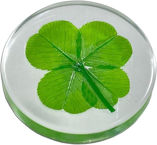 KIN-HEBI Real Four Leaf Clover