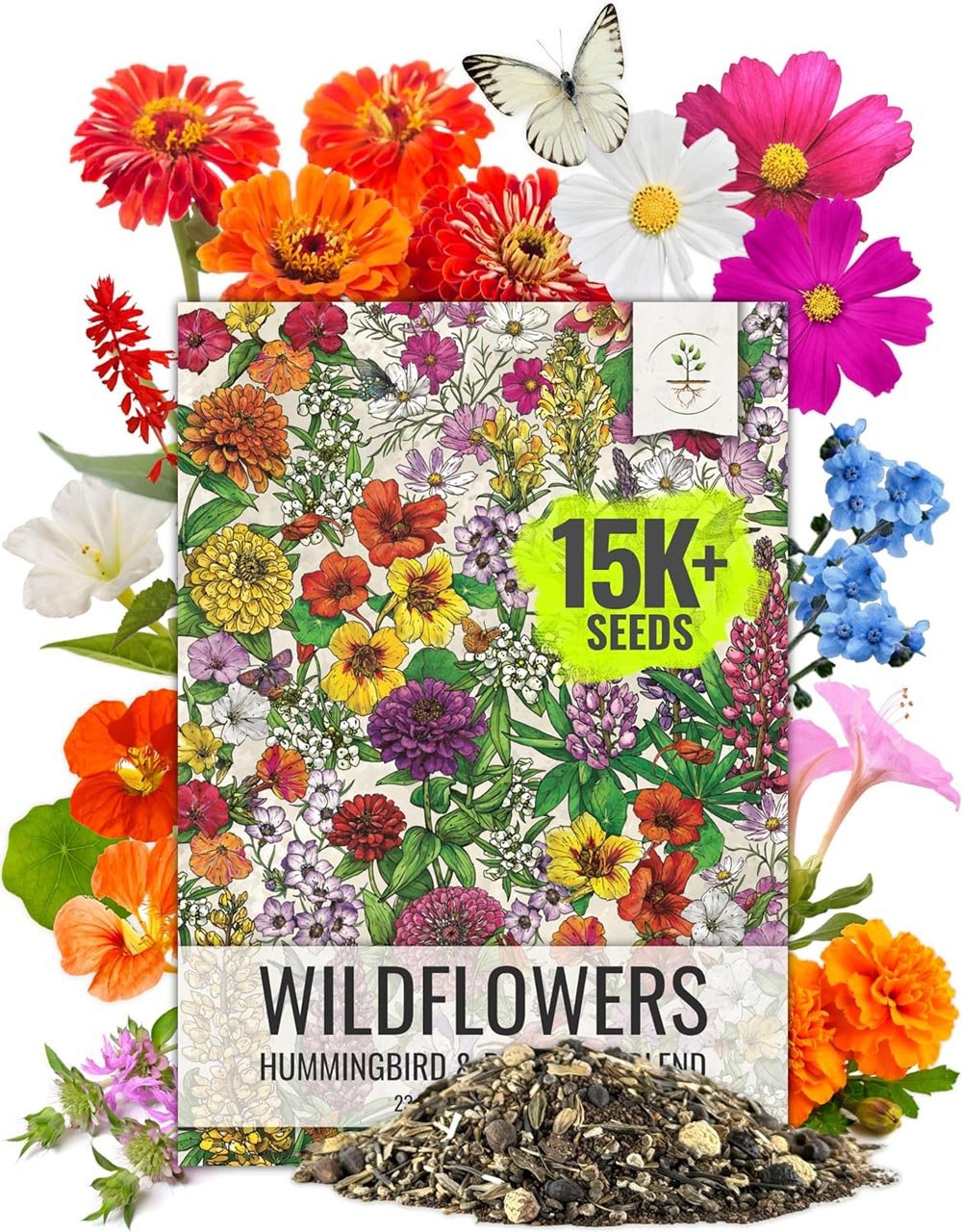 marvelous hummingbird and butterfly mix