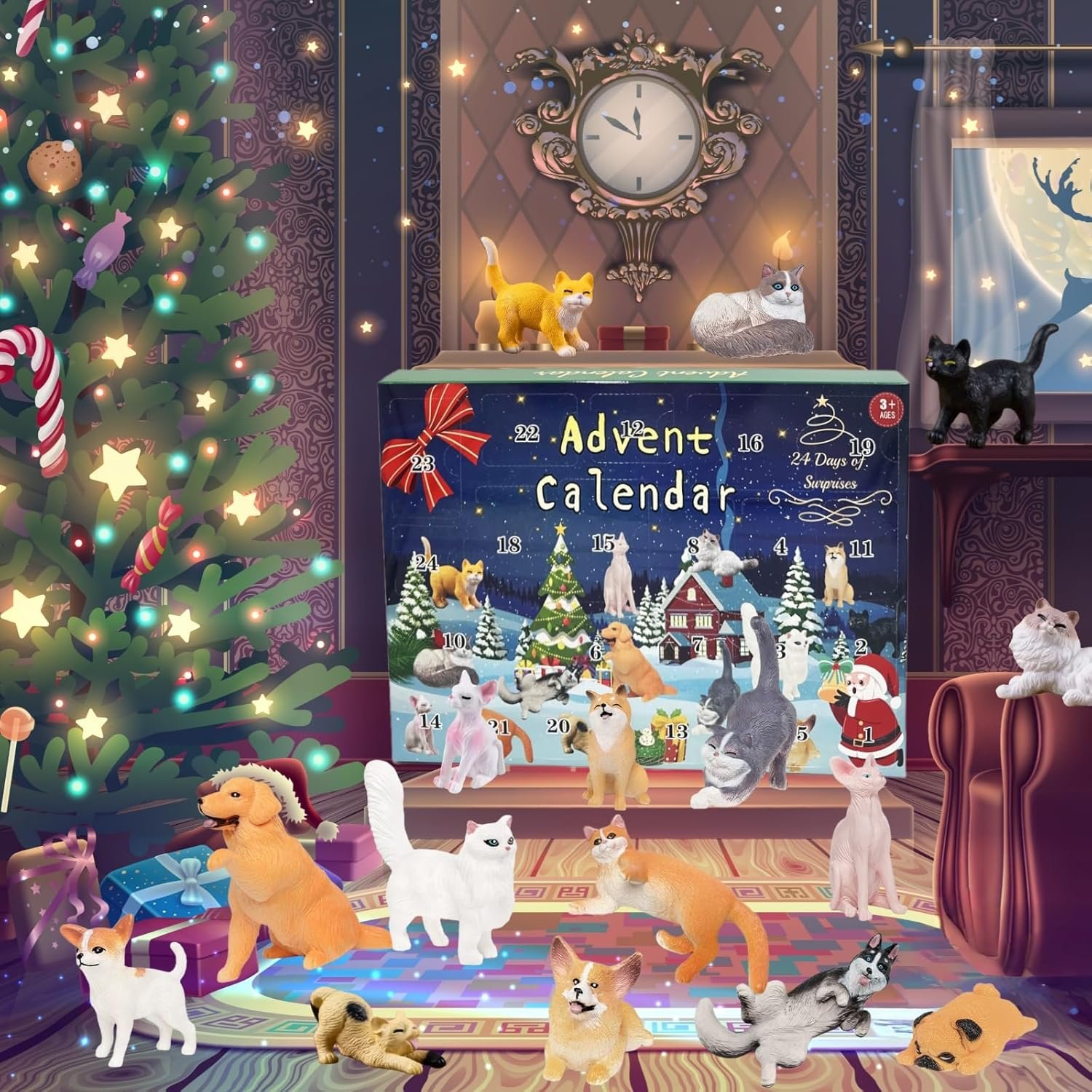 Collectable Cat and Dog Figurines